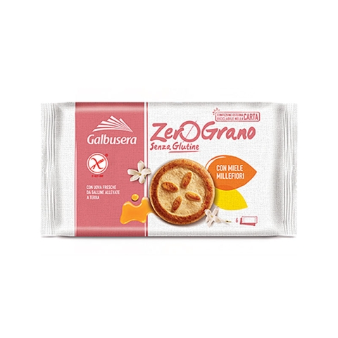 Galbusera Zerograno Biscuits Sans Gluten avec Miel