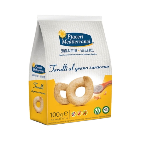 Piaceri Mediterranei Gluten Free Buckwheat Taralli