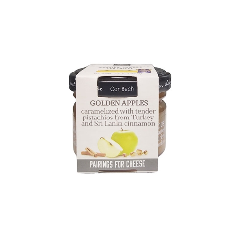 Can Bech Golden Apples Marmalade for Cheese with Pistachios and Cinnamon