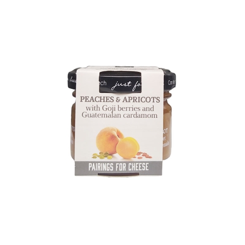 Can Bech Peaches and Apricots Marmalade for Cheese with Goji Berries and Cardamom