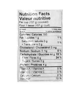 Agrofusio Orzo Perlato Orge Perlée Biologique