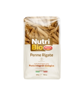 NutriBio Penne Rigate Pâte au Blé Entier Biologique