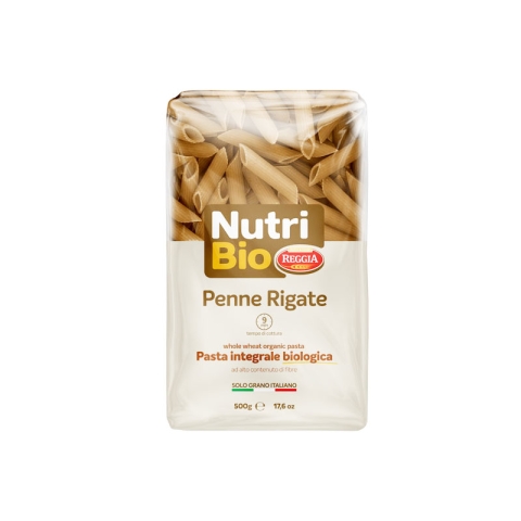 NutriBio Penne Rigate Pâte au Blé Entier Biologique