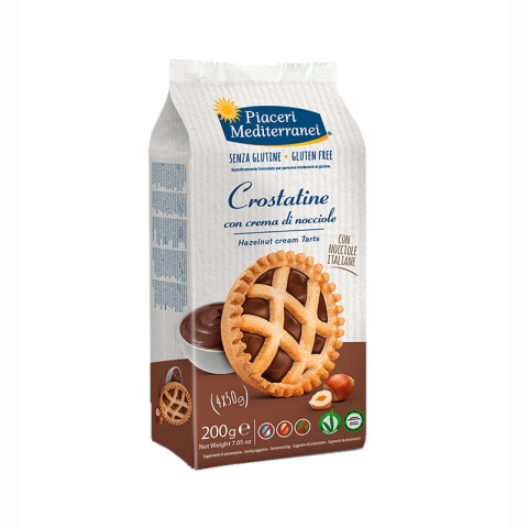 Piaceri Mediterranei Crostatine à la Crème de Noisette Sans Gluten