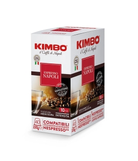 Kimbo Capsule Nespresso Napoli 40 Capsules
