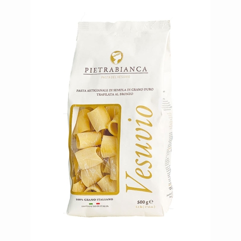 Pietrabianca Mezzi Paccheri Pâtes de Semoule de Blé Dur Pietrabianca Mezzi Paccheri Pâtes de Semoule de Blé Dur