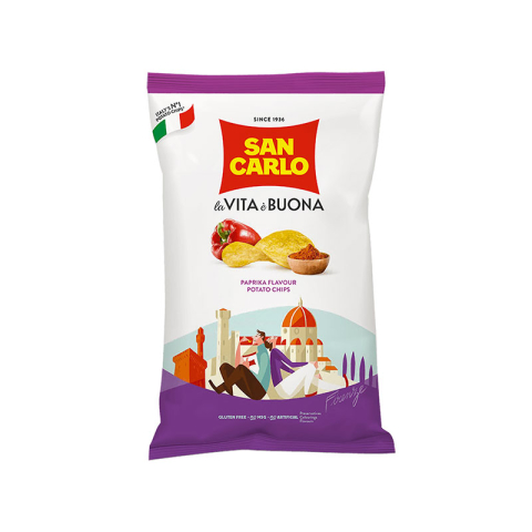 San Carlo Chips Più Gusto Paprika San Carlo Chips Più Gusto Paprika