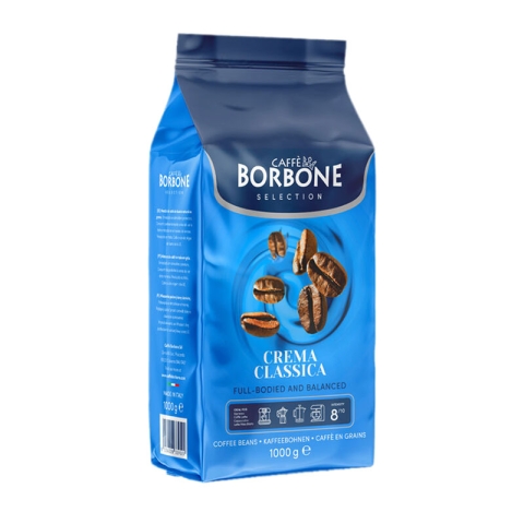 Caffè Borbone Miscela Crema Classica Grains de Café 1KG