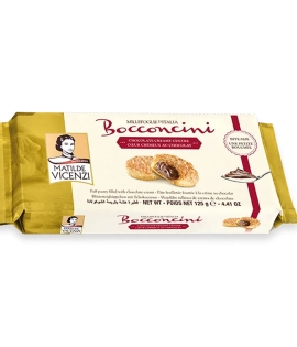 Matilde Vicenzi Millefoglie d’Italia Bocconcini Pastry Bites with Chocolate Cream