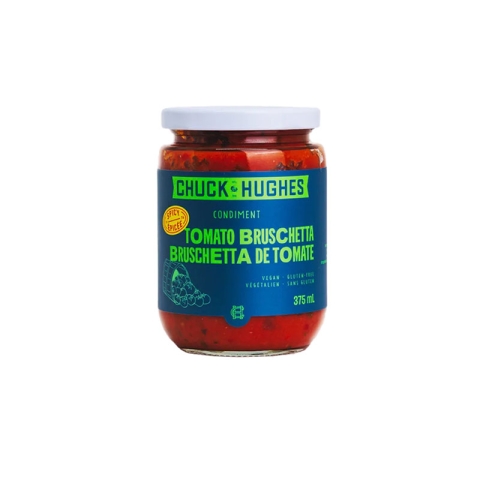 Chuck Hughes Spicy Tomato Bruschetta