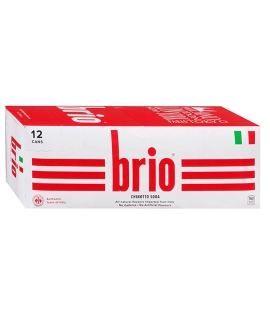 Brio Chinotto Boisson Gazeuse Italienne 12 Canettes