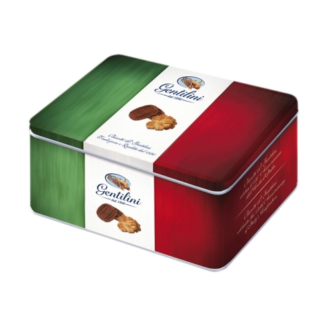 Gentilini Tricolor Biscuit Tin