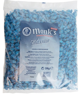 Monk's Classique 2Kg Bonbons Au Menthol Et À L'Eucalyptus
