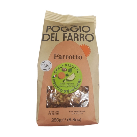 Poggio del Farro Farrotto Soupe d’Épeautre aux Légumes Mélangés