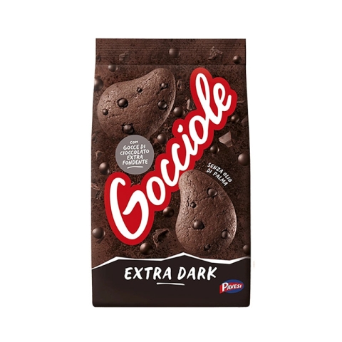 Pavesi Gocciole Extra Dark Biscuits