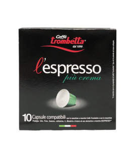 Trombetta Nespresso Capsules Piu Crema (10)