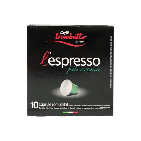 Trombetta Nespresso Capsules Piu Crema (10)