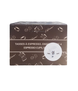 Tasses à Expresso Cartes Napolitaines (lot de 4 tasses)