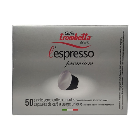 Trombetta Capsules Nespresso Premium (50)