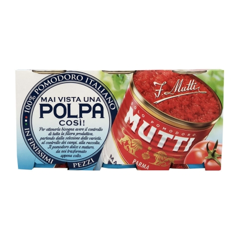 Mutti Polpa Finely Chopped Tomatoes 3x14oz Mutti Polpa Finely Chopped Tomatoes 3x14oz