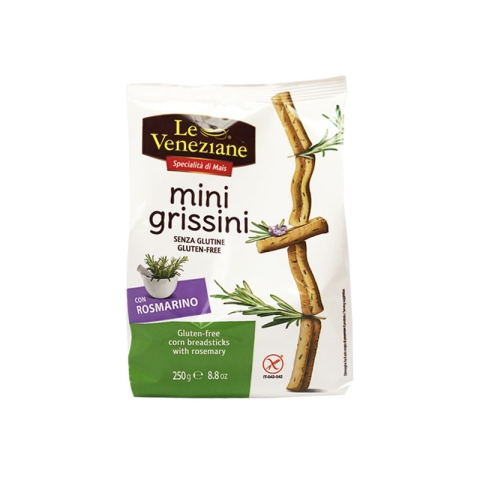 Le Veneziane Gluten Free Mini Grissini Rosemary Le Veneziane Gluten Free Mini Grissini Rosemary