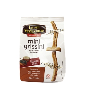 Le Veneziane Gluten Free Mini Grissini Sesame &amp; Chia
