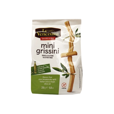 Le Veneziane Gluten Free Mini Grissini Olive Oil Le Veneziane Gluten Free Mini Grissini Olive Oil