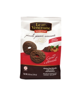 Le Veneziane Gluten Free Cookies Cocoa and Hazelnut