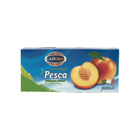 La Doria Peach Juice 3x200ml
