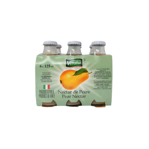 Verona Pear Nectar 6 x 125ml