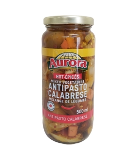 Aurora Antipasto Calabrese Mélange de Légumes Épicés