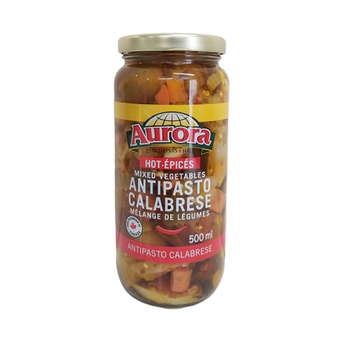 Aurora Antipasto Calabrese Mélange de Légumes Épicés