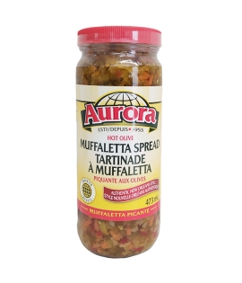 Aurora Muffaletta Spread Hot Olive