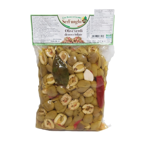 Serfunghi Pitted Green Olives