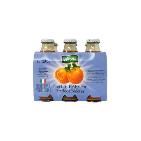 Verona Apricot Nectar 6 x 125ml