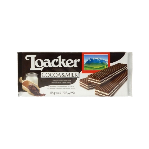 Loacker Cocoa & Milk Wafer Loacker Cocoa & Milk Wafer