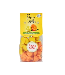 Perle Di Sole Bonbons Aromatisés Au Citron Et Orange Sans Sucre