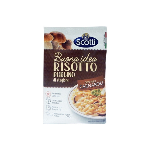 Riso Scotti Risotto Porcini Avec Du Riz Carnaroli