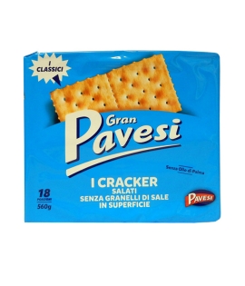 Gran Pavesi Salted Cracker Without Salt Grains On The Surface