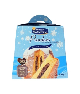Piaceri Mediterranei Gluten Free Pandoro With Chocolate Cream
