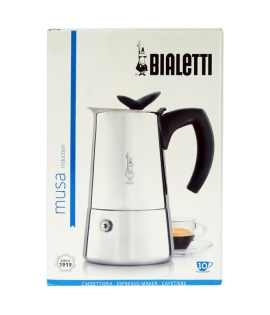 Bialetti Stainless Steel Espresso Maker 10 Cups