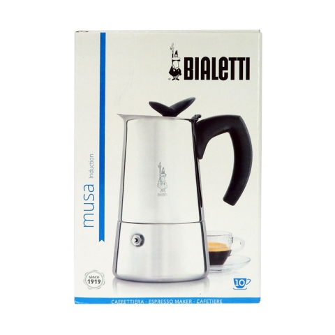 Bialetti Stainless Steel Espresso Maker 10 Cups