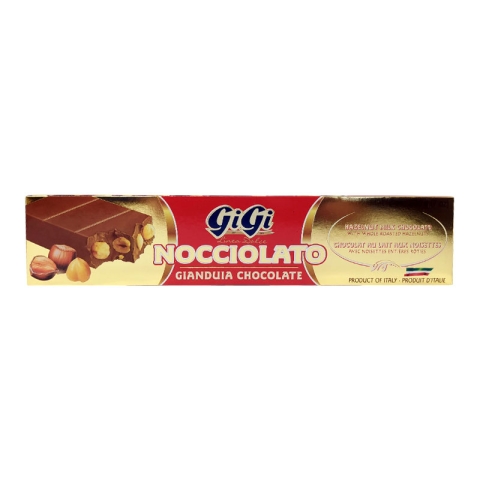 Torrone GiGi Nocciolato Nougat au Chocolat au Lait de Noisettes
