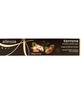 Torrone Allessia Chocolate Coated Nougat With Hazelnuts And Almonds