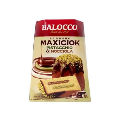 Balocco Pandoro Maxiciok À La Pistache Et À La Noisette