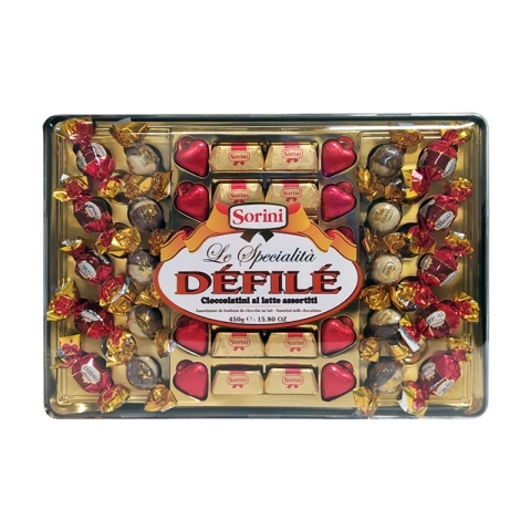 Sorini Défilé Assortiment de Chocolat au Lait 450gr