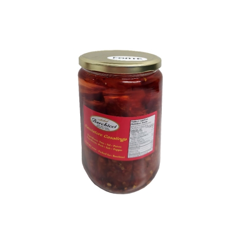 Berchicci Cacciatore Casalinga Dry Sausages In Oil Hot 400g Berchicci Cacciatore Casalinga Dry Sausages In Oil Hot 400g