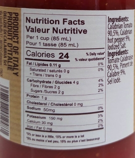 Delizie di Calabria Hot Calabrian Tomato Sauce