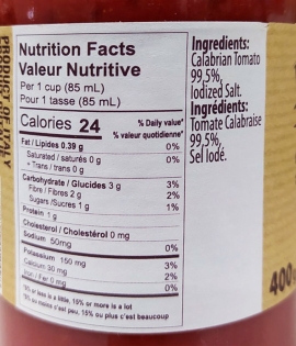 Delizie di Calabria Calabrian Tomato Sauce