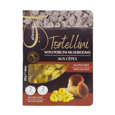 Allessia Tortellini Gluten Free with Porcini Mushrooms